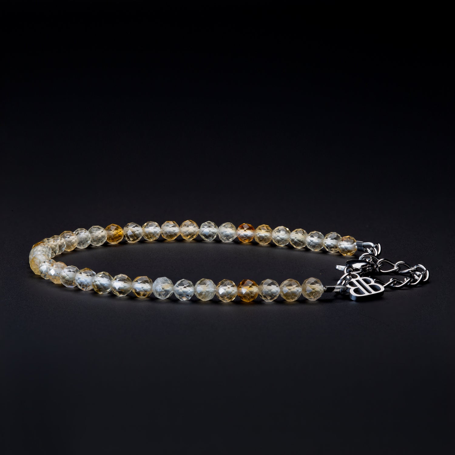 Citrin Armband facettiert 3mm- November Birthstone - BONES & BUDDHAS