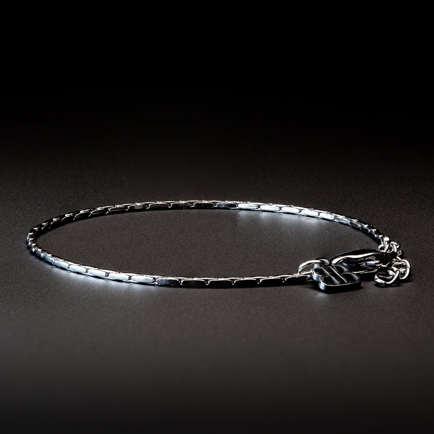 Drahtketten-Armband Edelstahl 1,3mm - BONES & BUDDHAS