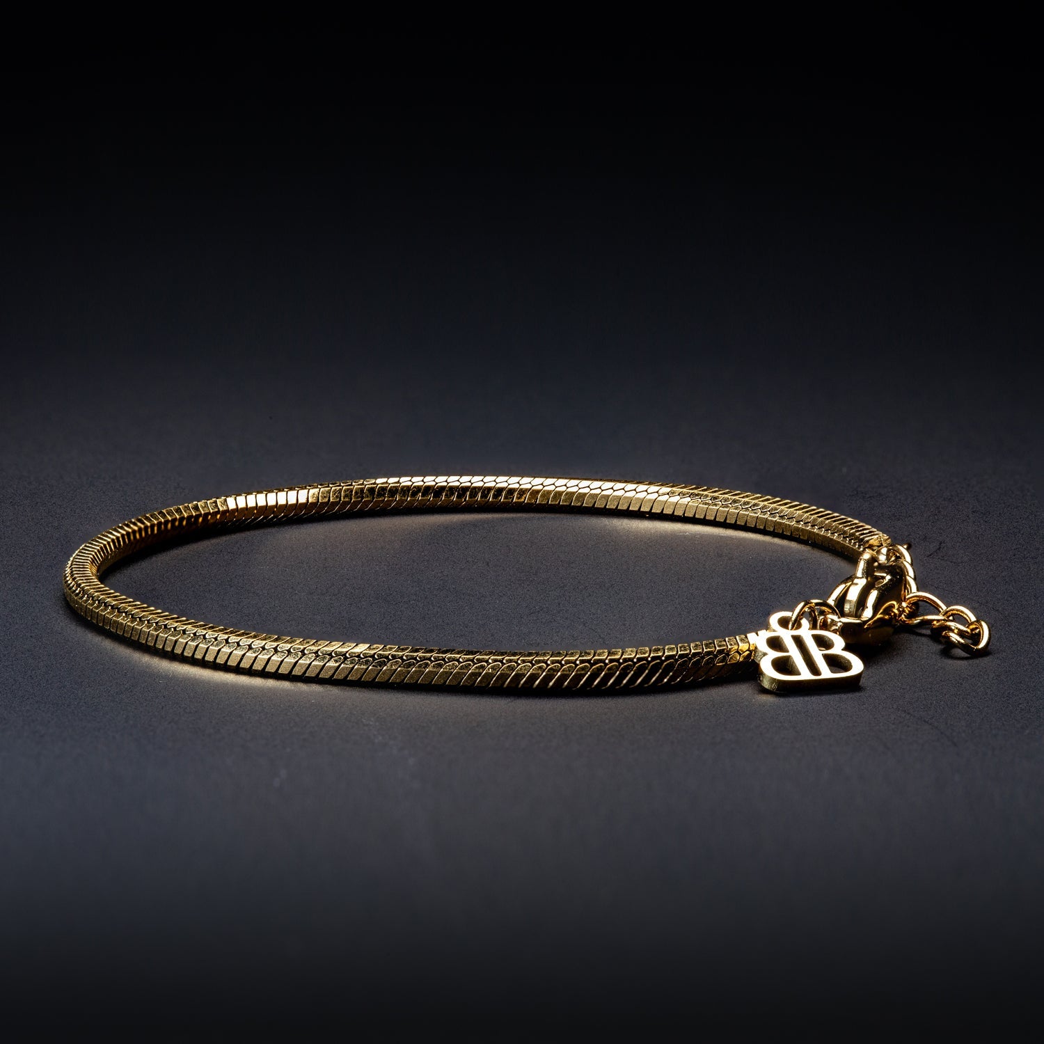 ACHTECKIGE ARMKETTE EDELSTAHL 1,2mm - BONES & BUDDHAS
